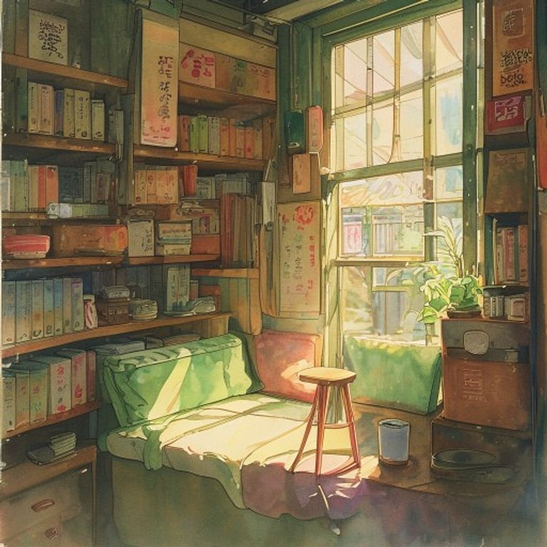 繡線材料行：平口袋裡是一整道彩虹