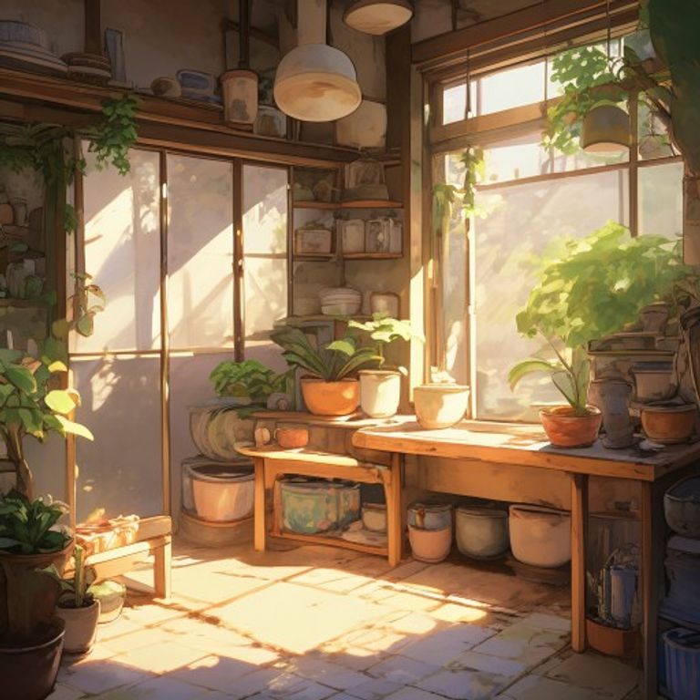 走進園藝店：平口袋與盆栽的午後