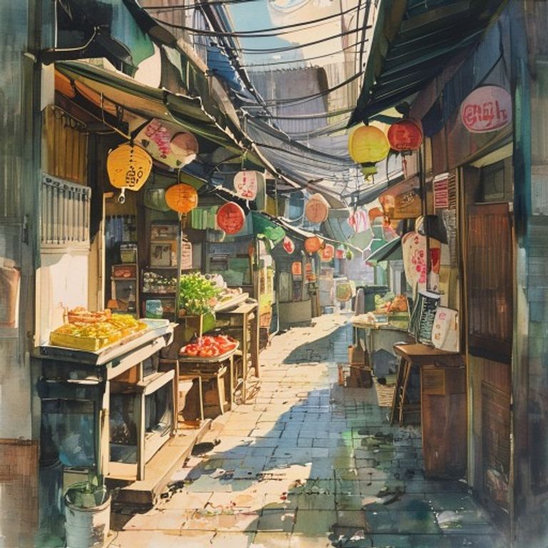 走進雨天的市場：平口袋與雨天的午後