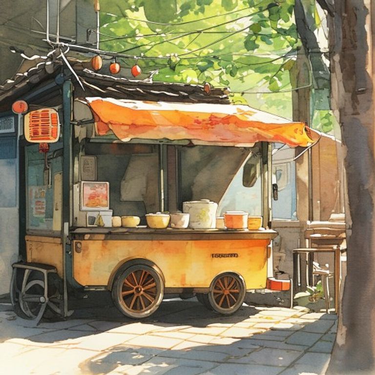 走進茶葉蛋攤車：平口袋與茶葉蛋的午後