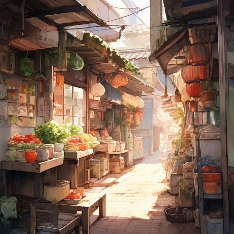 走進菜市場入口：平口袋與菜市場的午後