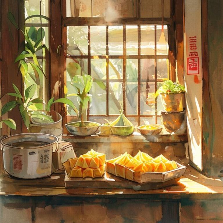 走進粽子攤：洞口袋與粽子的午後