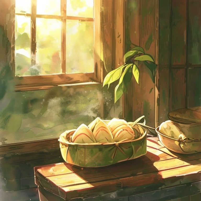 走進端午粽子：洞口袋與端午的午後