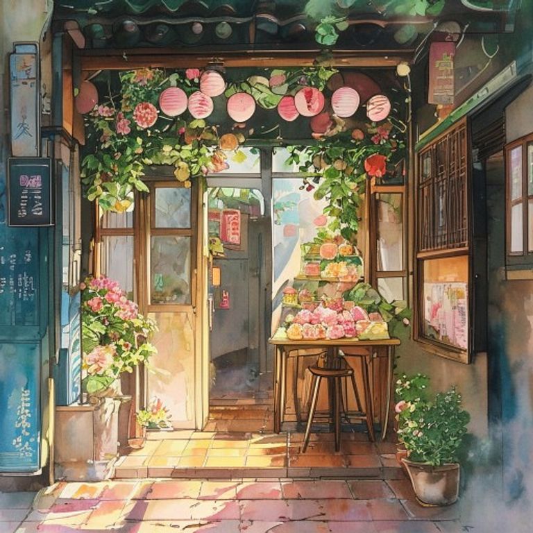 花店的午後：洞口袋襯著一束玫瑰的重量