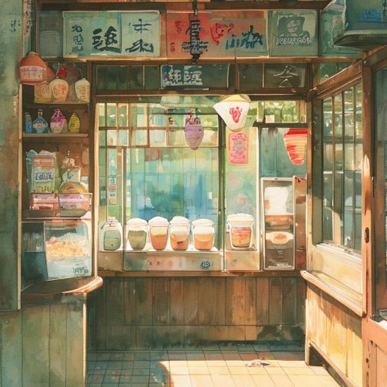 走進冰淇淋店：洞口袋與冰淇淋的午後