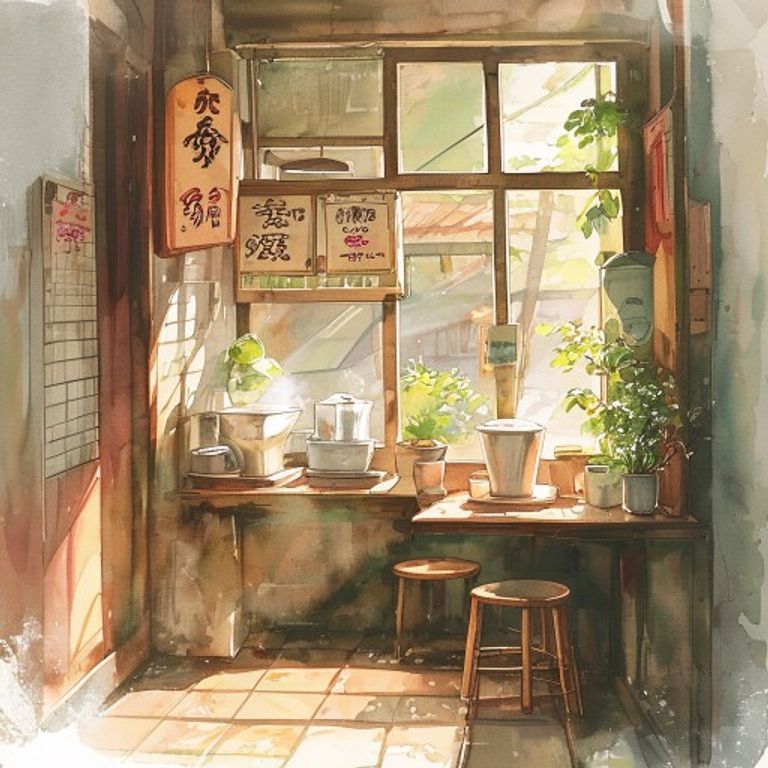 走進粥店：洞口袋與粥的午後