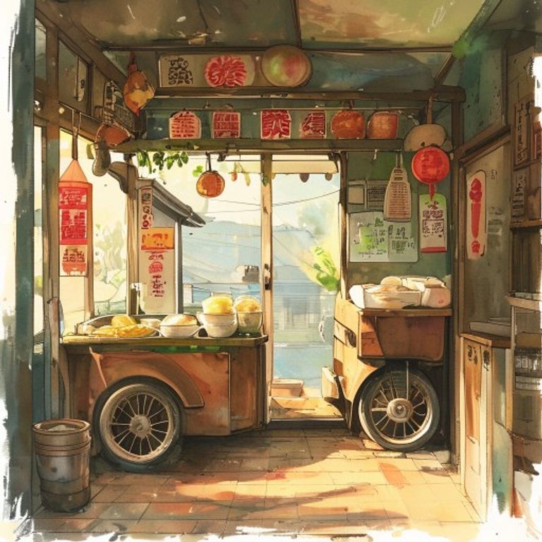 走進茶葉蛋攤車：洞口袋與茶葉蛋的午後