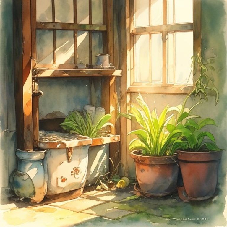 荸薺攤：洞口袋瀝著水珠和泥土