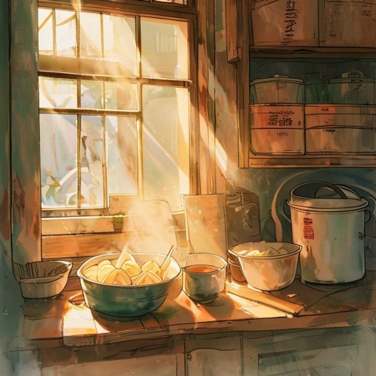 水餃街的下午：背心袋排排站在蒸架旁