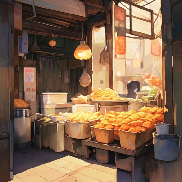 走進鹹酥雞攤：背心袋與鹹酥雞的午後