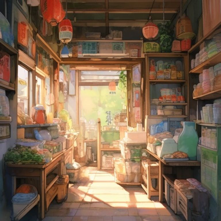 走進阿公的雜貨店：背心袋與雜貨店的午後