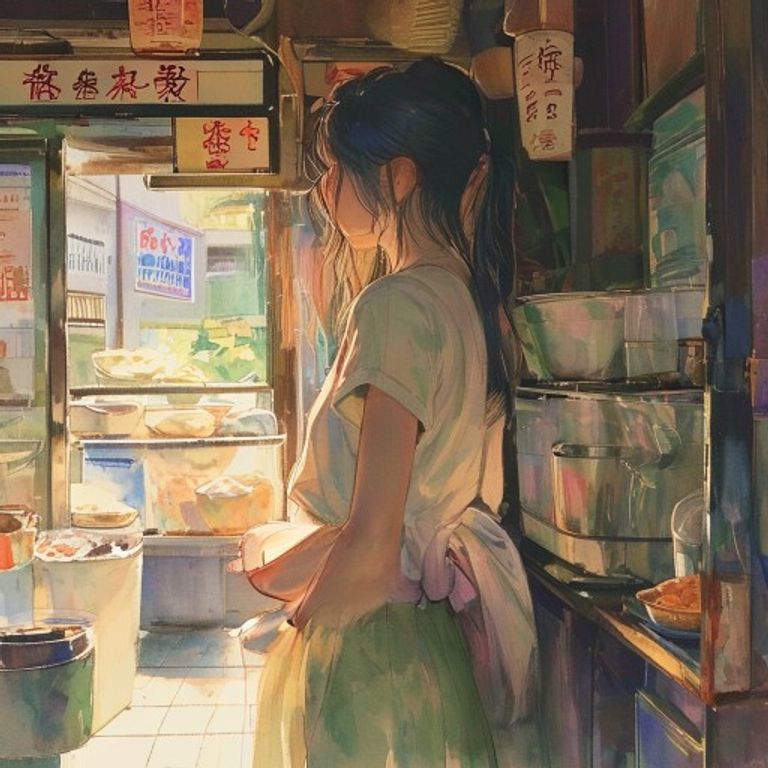 仙草攤的日常：背心袋裝著什麼樣的故事