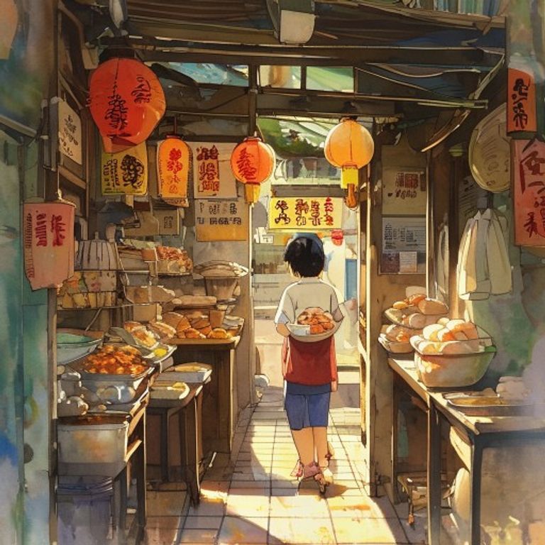 走進滷味攤：背心袋與滷味的午後