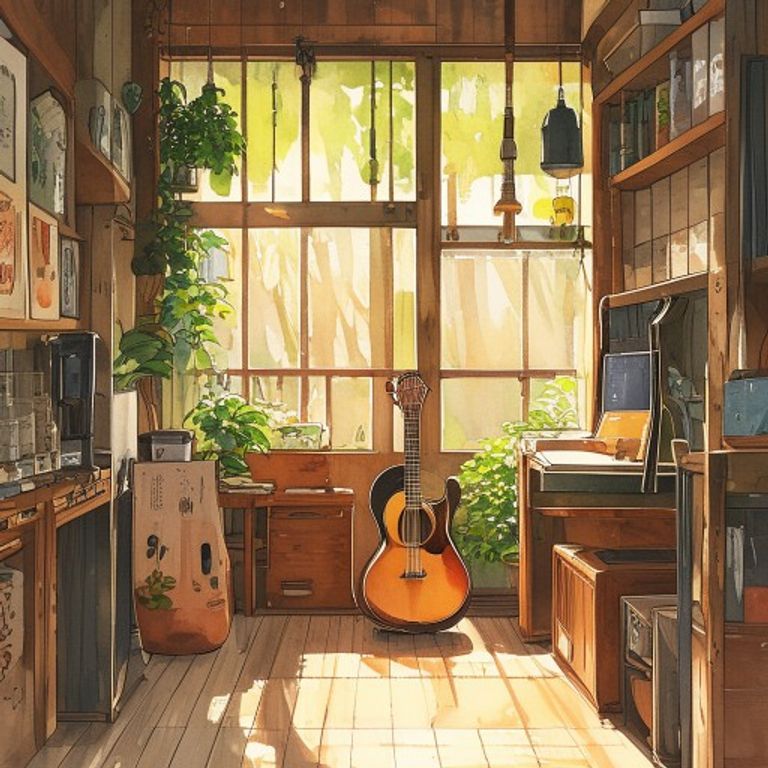 走進樂器行：背心袋與吉他的午後